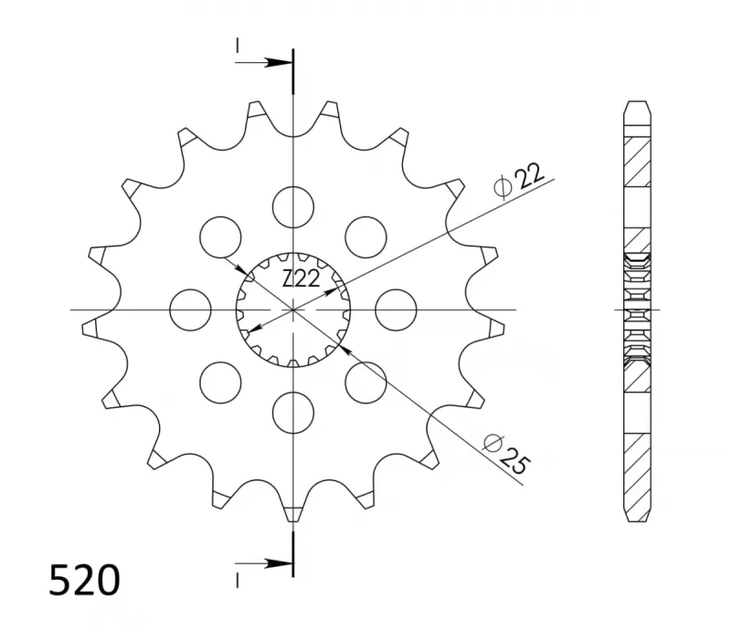 FRONT 15T, 520