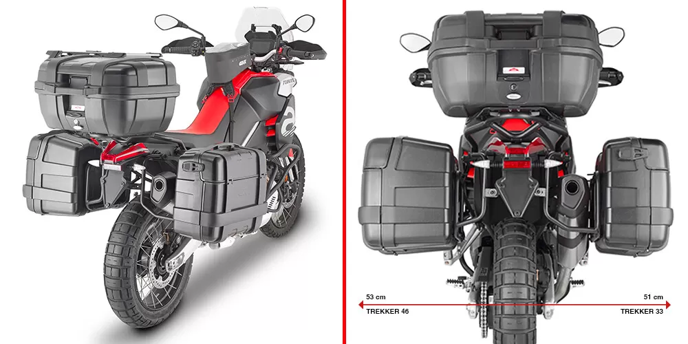 Support de sacoche tubulaire Aprilia Tuareg 660