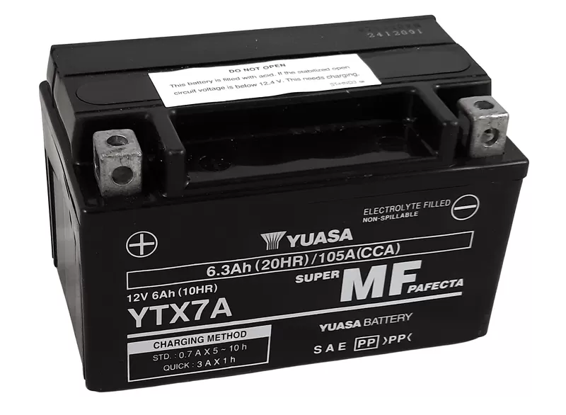 Wartungsfreie Batterie Werkseitig aktiviert - YTZ7A FA