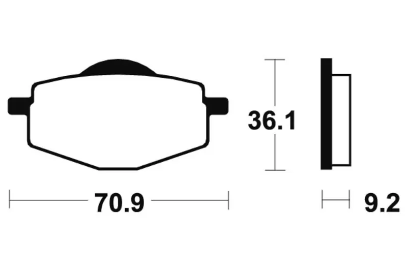 MX/ATV Sintermetall Bremsbeläge