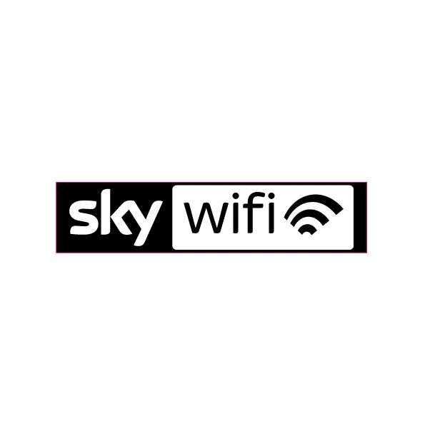 Lettering, motive: Sky Wifi