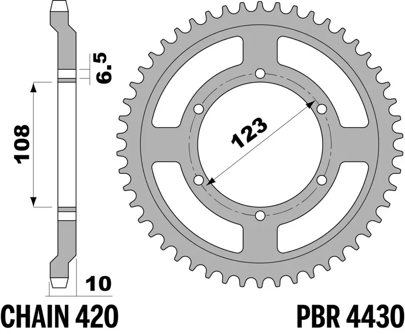 Couronne PBR acier standard - 420