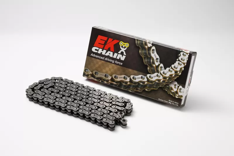 Chaine de transmission EK CHAIN 520 SRX2 - Joints Qx-Ring - attache rapide type clip