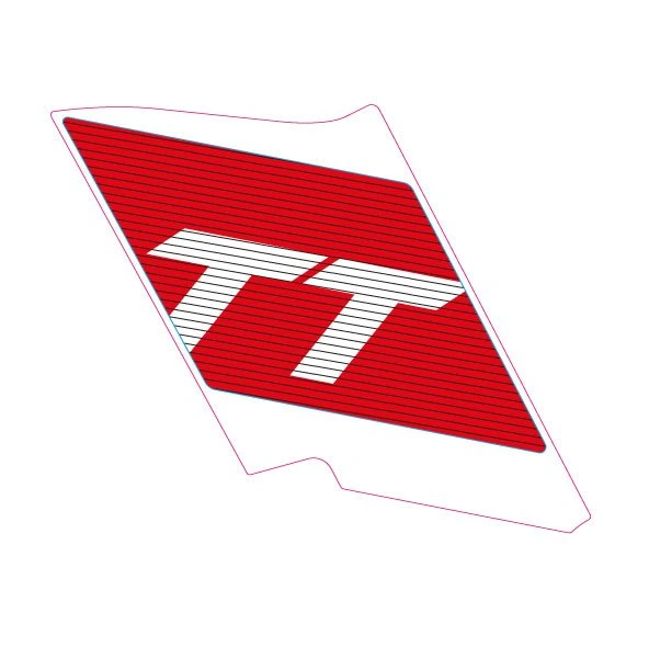 Sticker, motive: TT, right