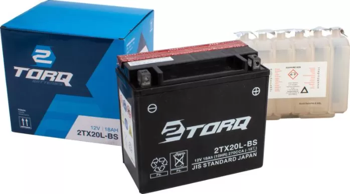 2TORQ Batería 2TX20L-BS (YTX20L)