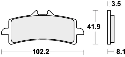 841HS BRAKE PADS SINTER