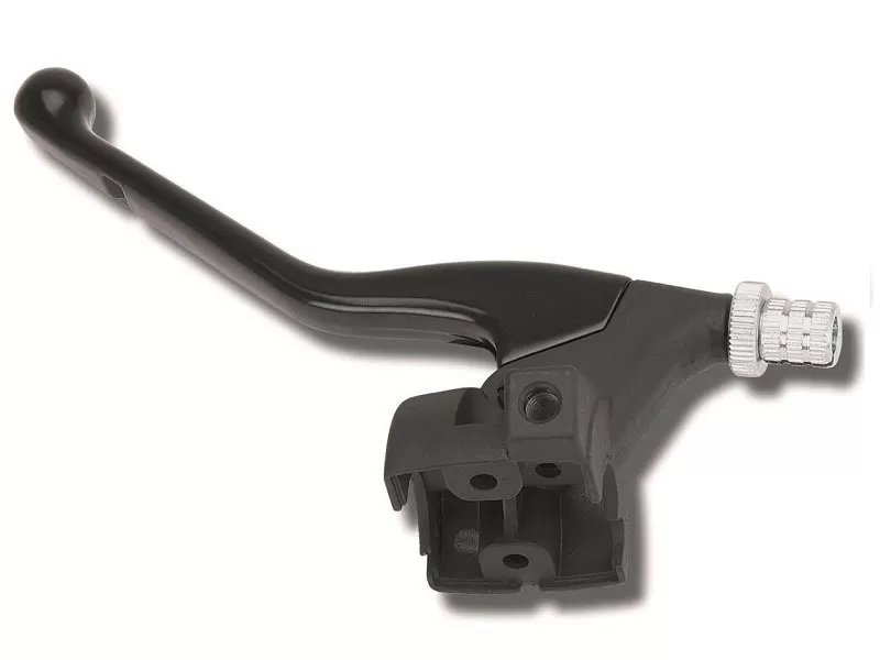 Maneta con soporte Domino Derbi Senda fulcrum 28mm izquierda 2980.04