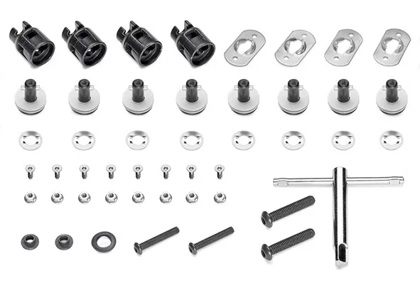 Kit de fixation rapide pour support de valise latérale