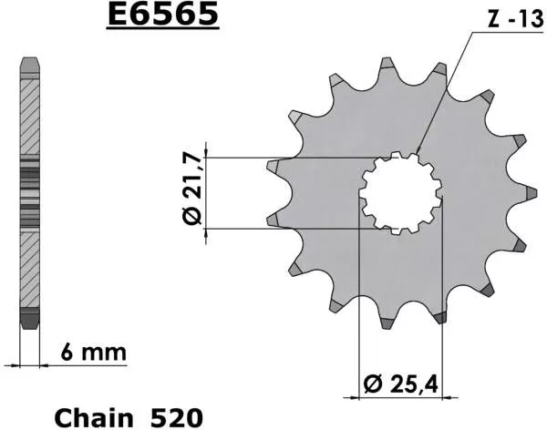 FRONT, 15T, 520