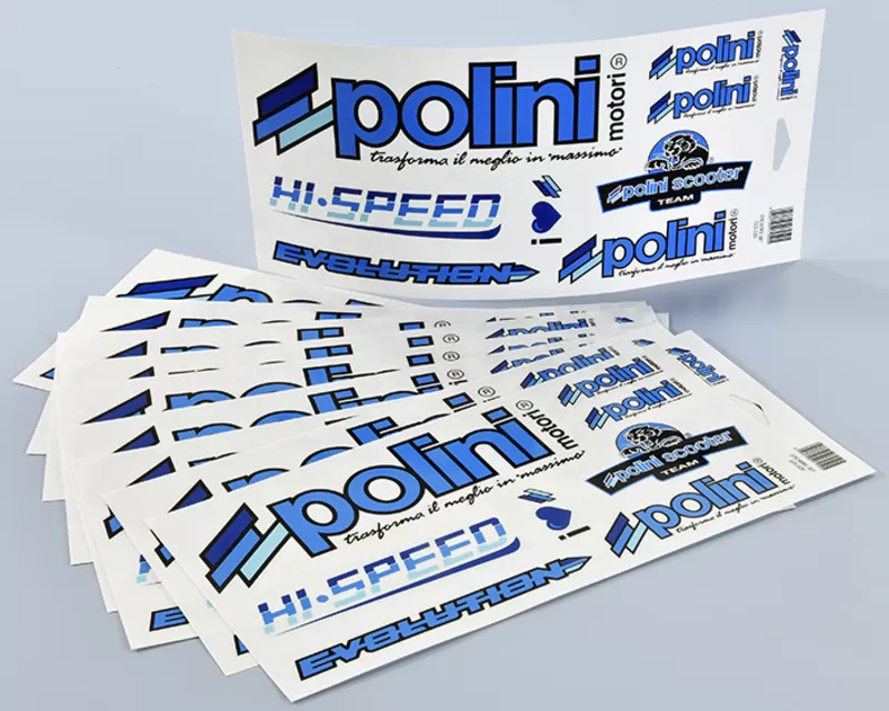 Hoja de Pegatinas Blue Line