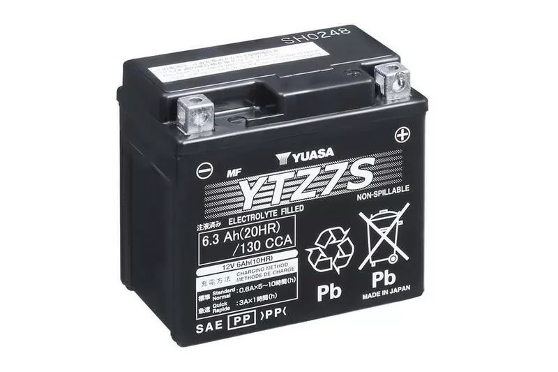 Wartungsfreie Batterie Werkseitig aktiviert