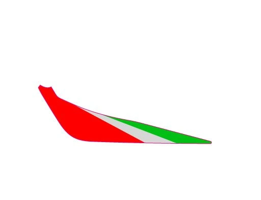 Decalque, à esquerda