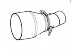 Akrapovic Tubo de Conexión de Acero Inoxidable Plata L-VE3SO3SS