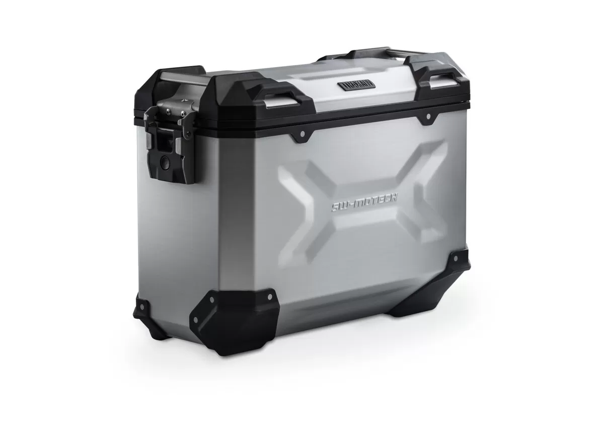 Trax Adventure Koffer 37L Links Silber