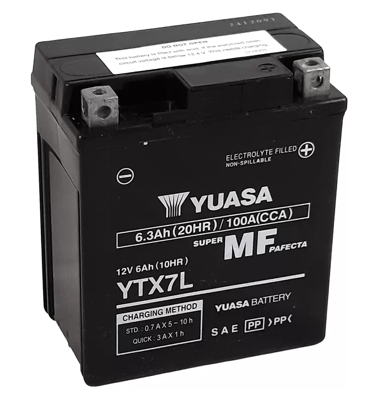 Wartungsfreie Batterie werksseitig aktiviert - YTZ7L FA