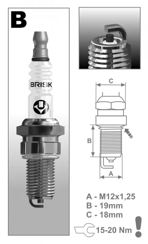 B12C SPARK PLUG