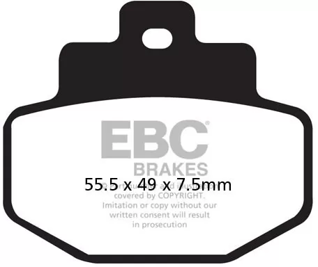 EBC Pastillas de Freno Carbono Scooter ebcSFAC321