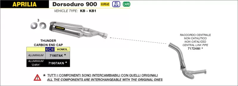 Tubo de enlace Arrow 71724MI