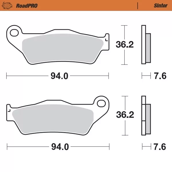 400203, BRAKE PADS SINTER