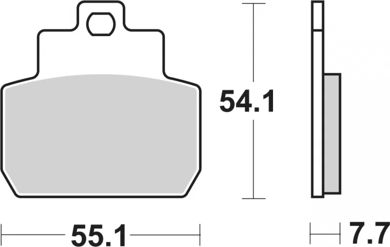 191MS BRAKE PADS SINTER
