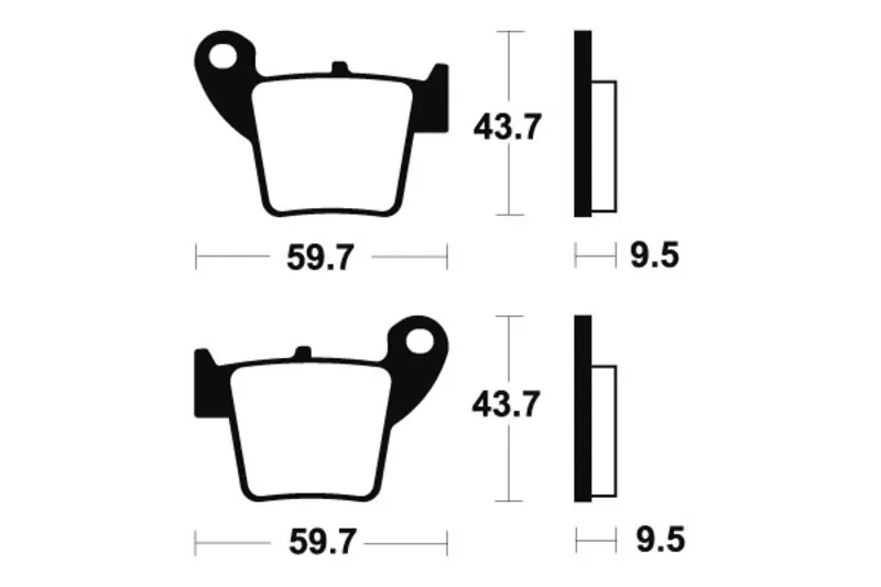 MX/ATV Sintermetall Bremsbeläge