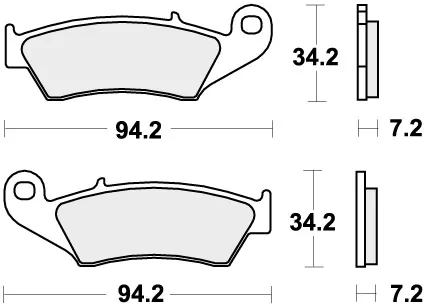 694RSI BRAKE PADS SINTER RACING