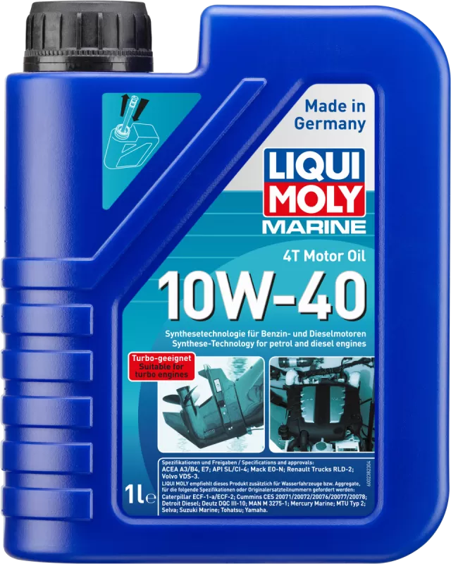 Huile moteur marine 4T 10W-40 1L