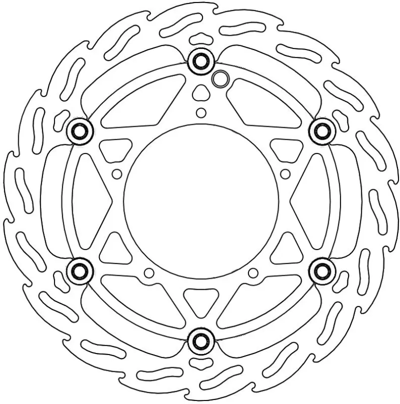 FLAME FLOATING ALU DISC 270