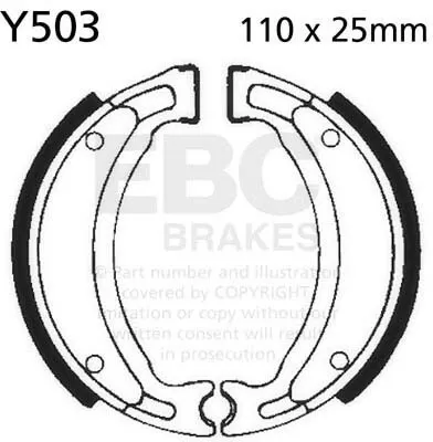 EBC Zapatas de Freno YAMAHA ebcY503
