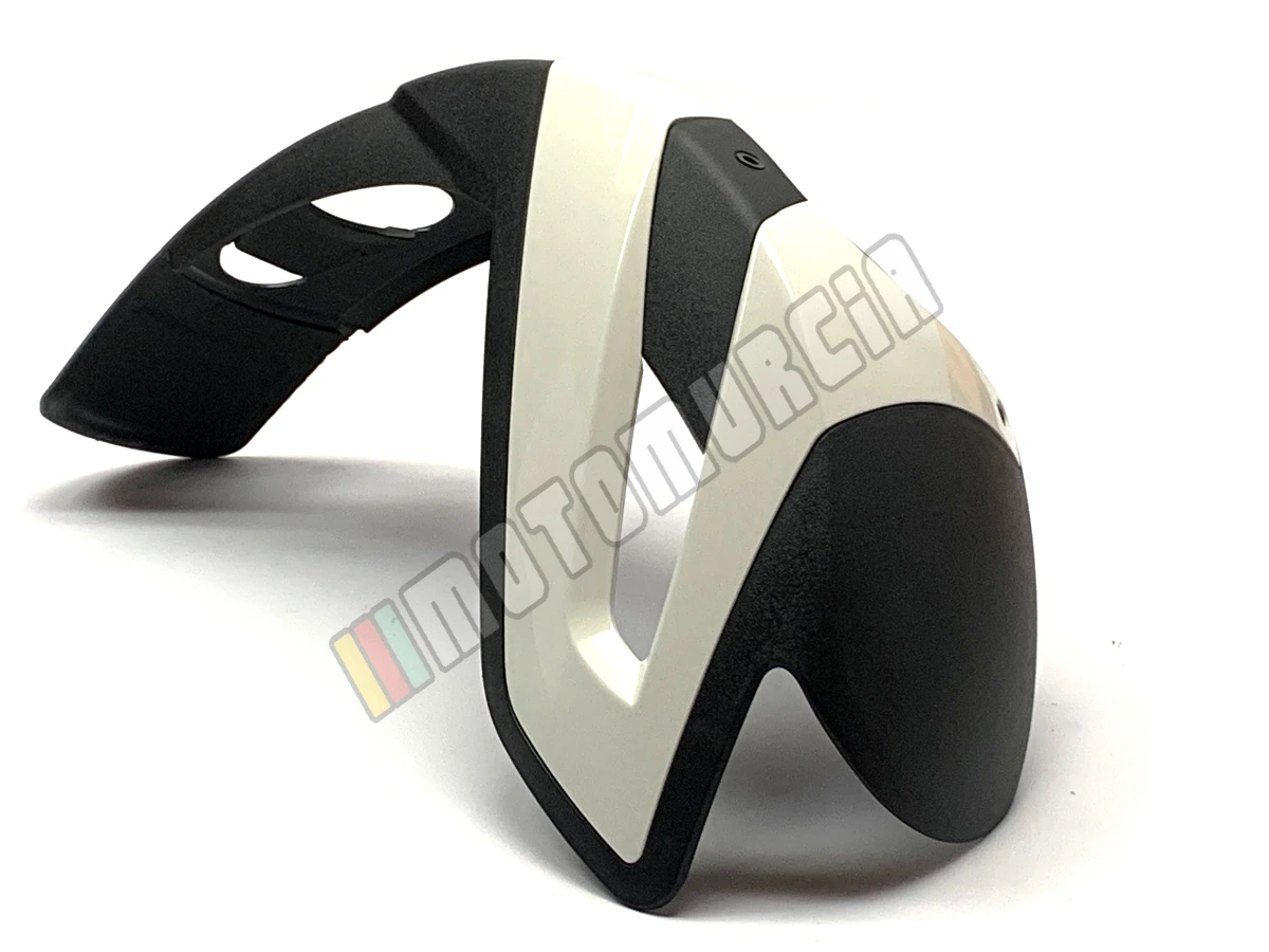Garde-boue droit, blanc, Suffixe et code couleur Piaggio: BR_blanc montebianco / innocenza / 544