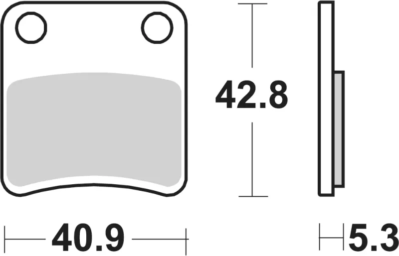 209HF BRAKE PADS ORGANIC