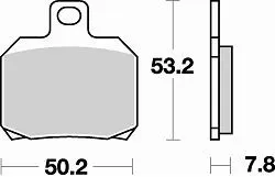828 CM56 BRAKE PADS SINTERED