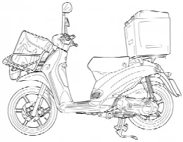 Piaggio Liberty 125 La Poste 1998–2005