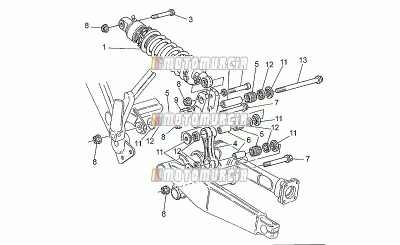 Stoßdämpfer hinten