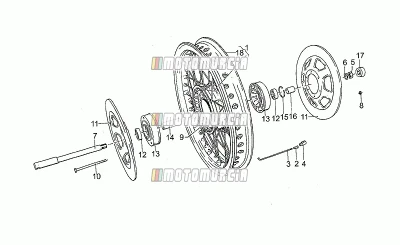 Front WH, Speichen, 1. Serie