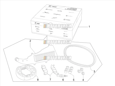 Kit de desgaste e manutenção