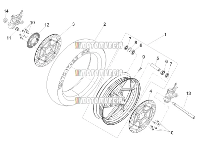 Roue avant