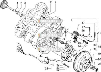 Magnéto du volant