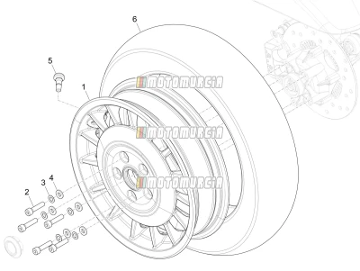 Roue avant