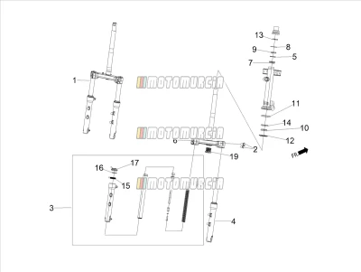 Suspension avant - amortisseur(s)