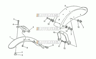 Garde de boue avant / arrière