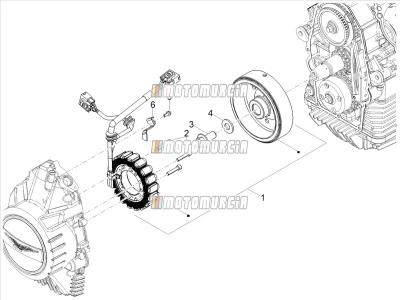 CDI Magneto Assy / Unidad de encendido