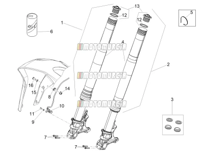 Fourche avant Ohlins