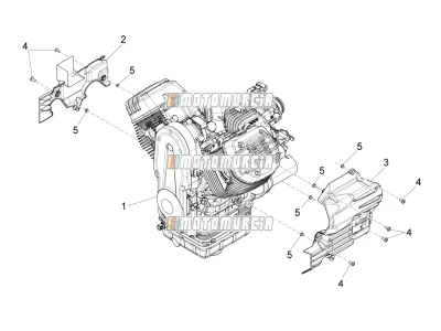 Levier de pièce de finition du moteur