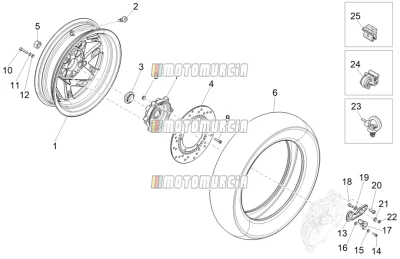 Roue arrière