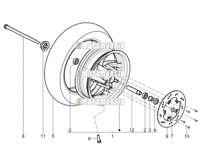 Roue avant