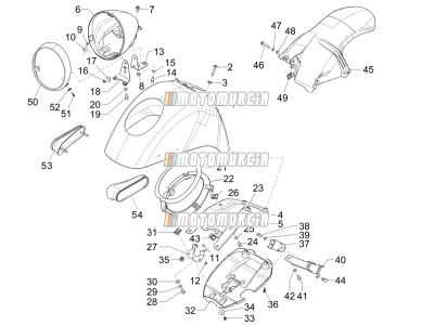 Compartiment de roue-garde-boue