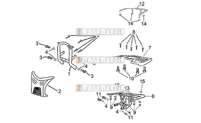 FR/traseiro de encomenda traseira rack-fr/prot.hp