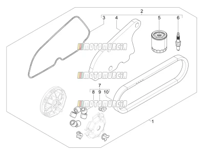 Kit complet d'usure et d'entretien