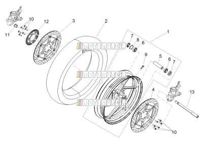 Roue avant